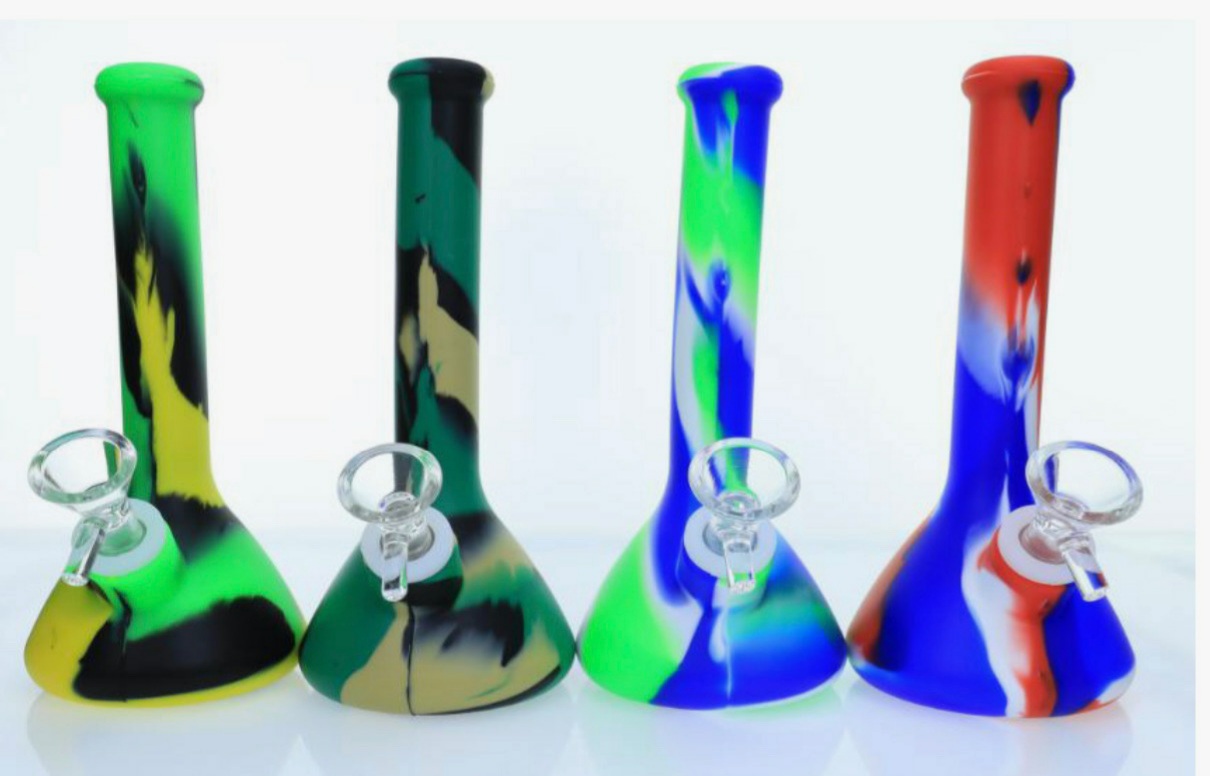 8" Silicone Assorted Water Pipe #8SWP