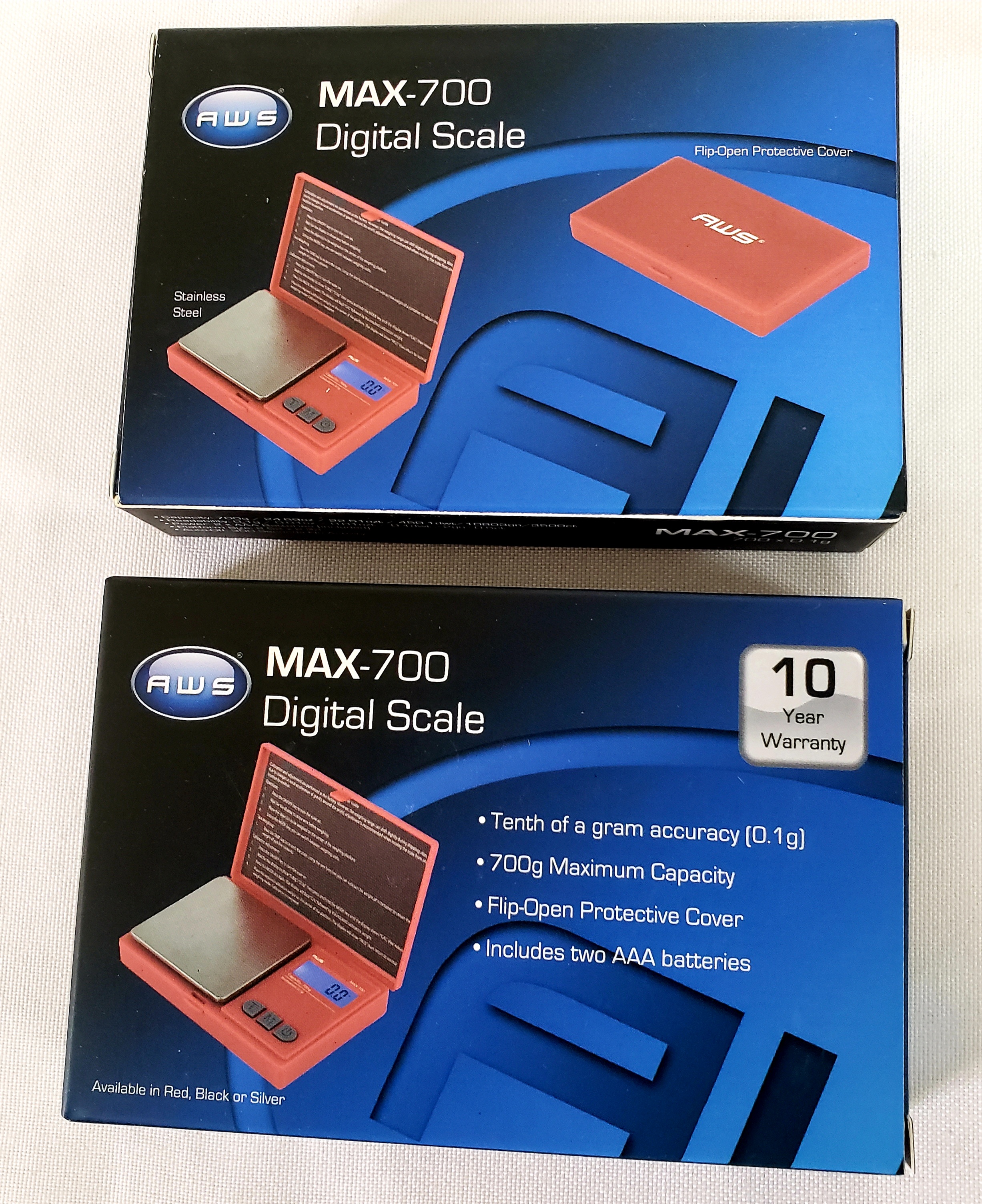 0.1G-700G AWS DIGITAL SCALE-RED #MAX-700