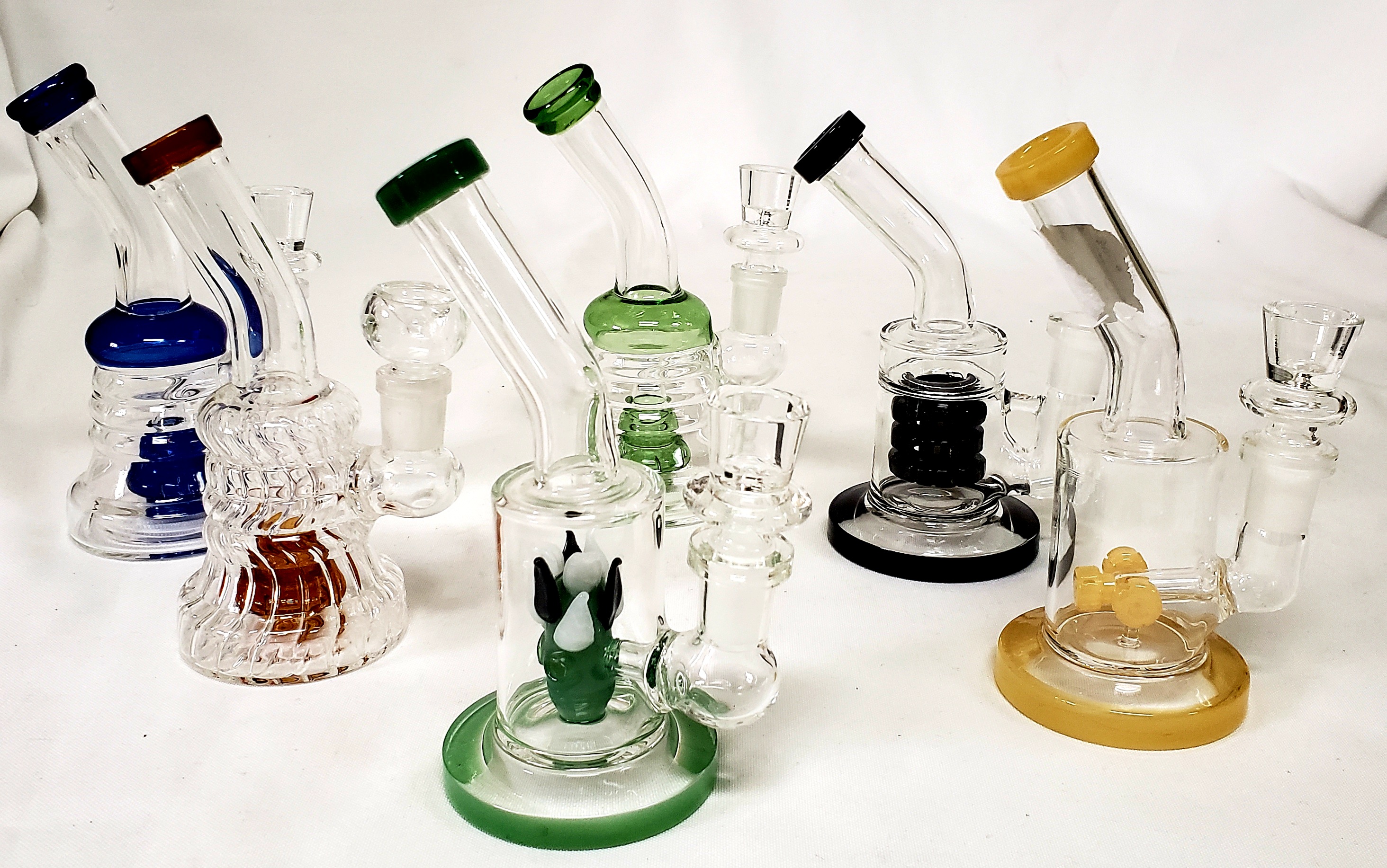 *6"-6.5" Assorted -Variety Perc. Water Pipes #WP62