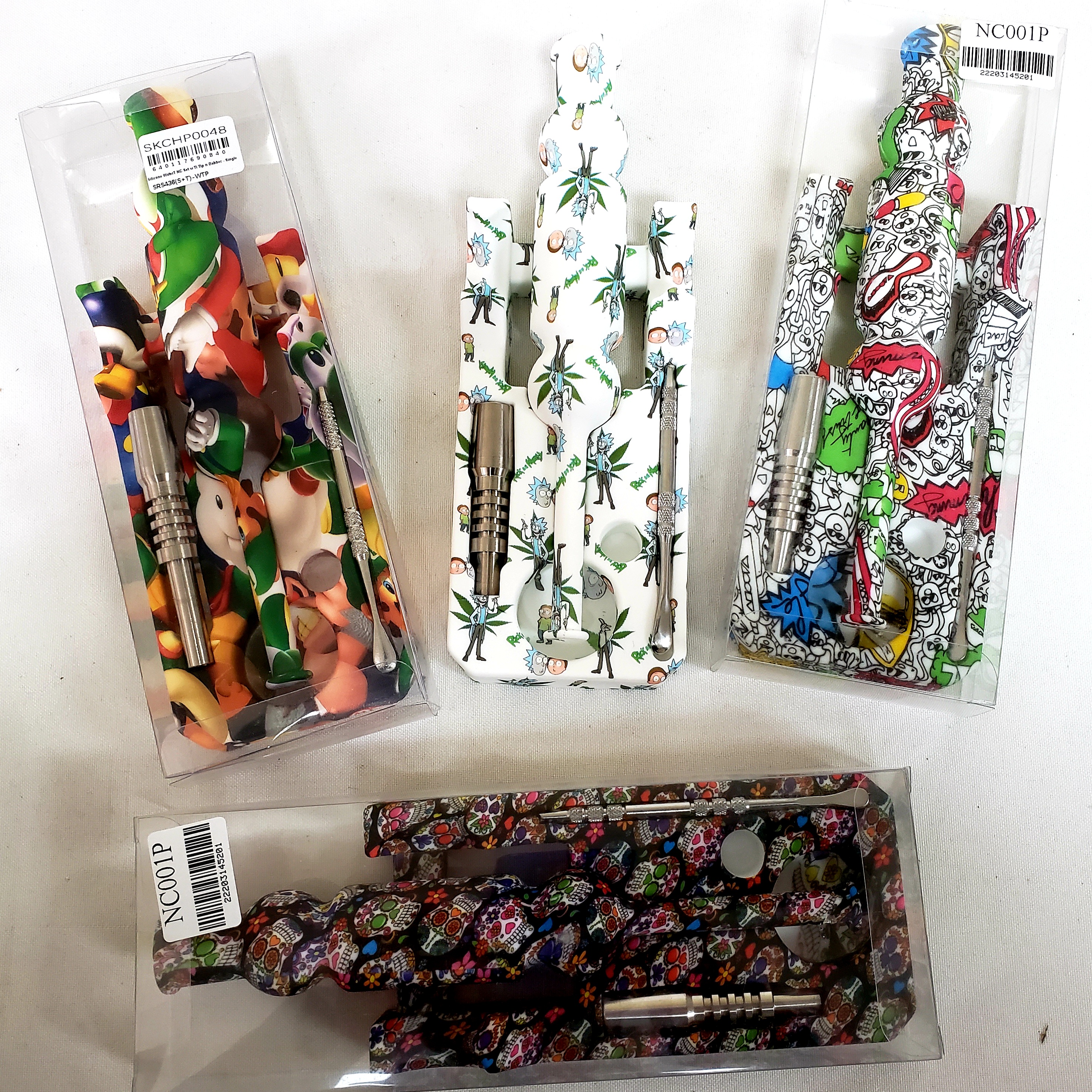 Nectar Collector Silicone-Assorted Designs #NC001P