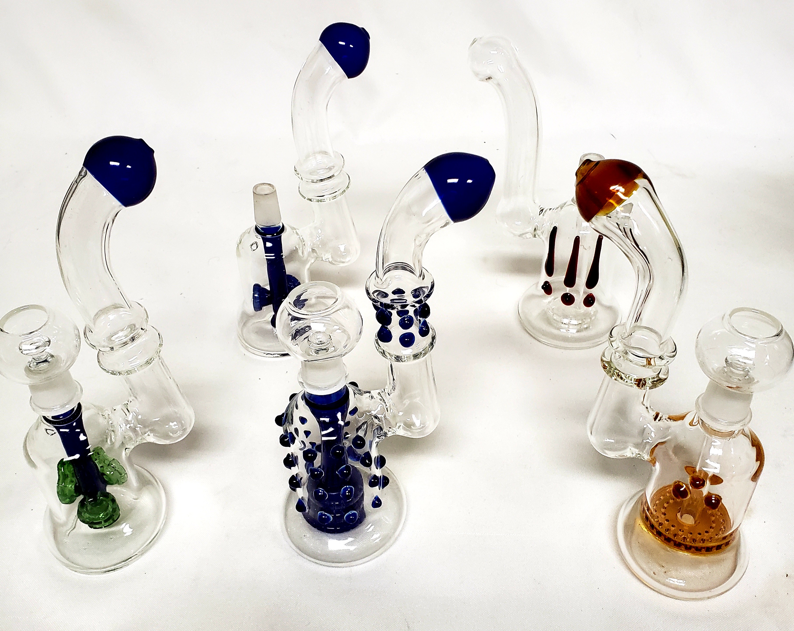 *8\"-9\" New Oil Bubblers with Dome & Nail #OB23