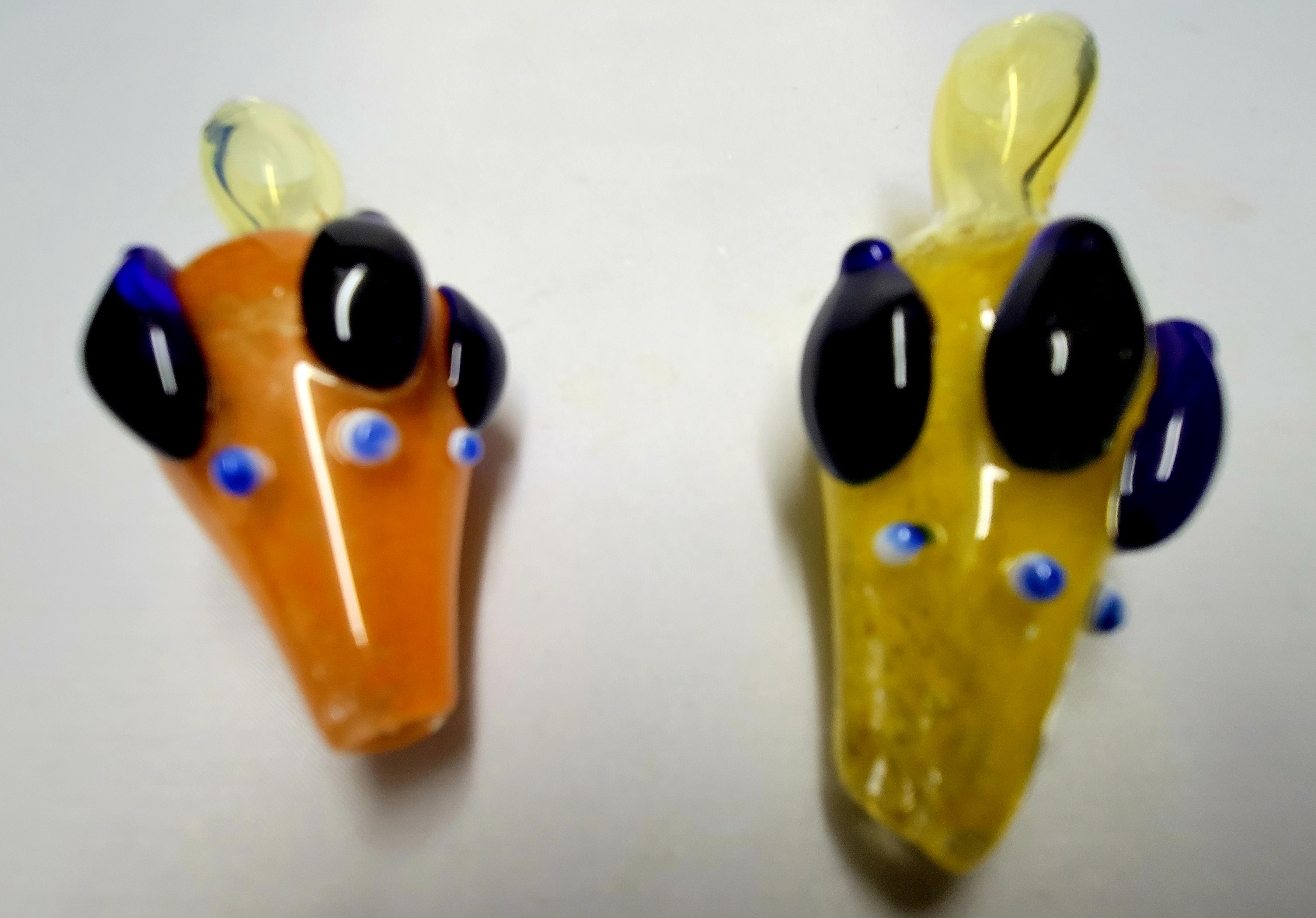 3\"- 3 Eyed Creature Fancy Chillums #CH01