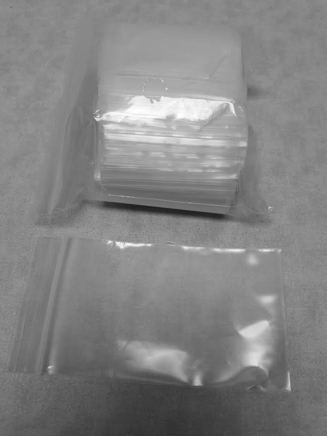 Clear Plastic Bags-100ct.3\"x6\" #C36