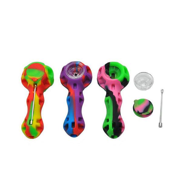 4.25" Silicone Pipe with Dabber #SHP1