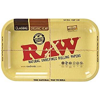 Tray RAW-11\" x 7\"Medium Mix Metal Rolling Tray Raw-RRT11