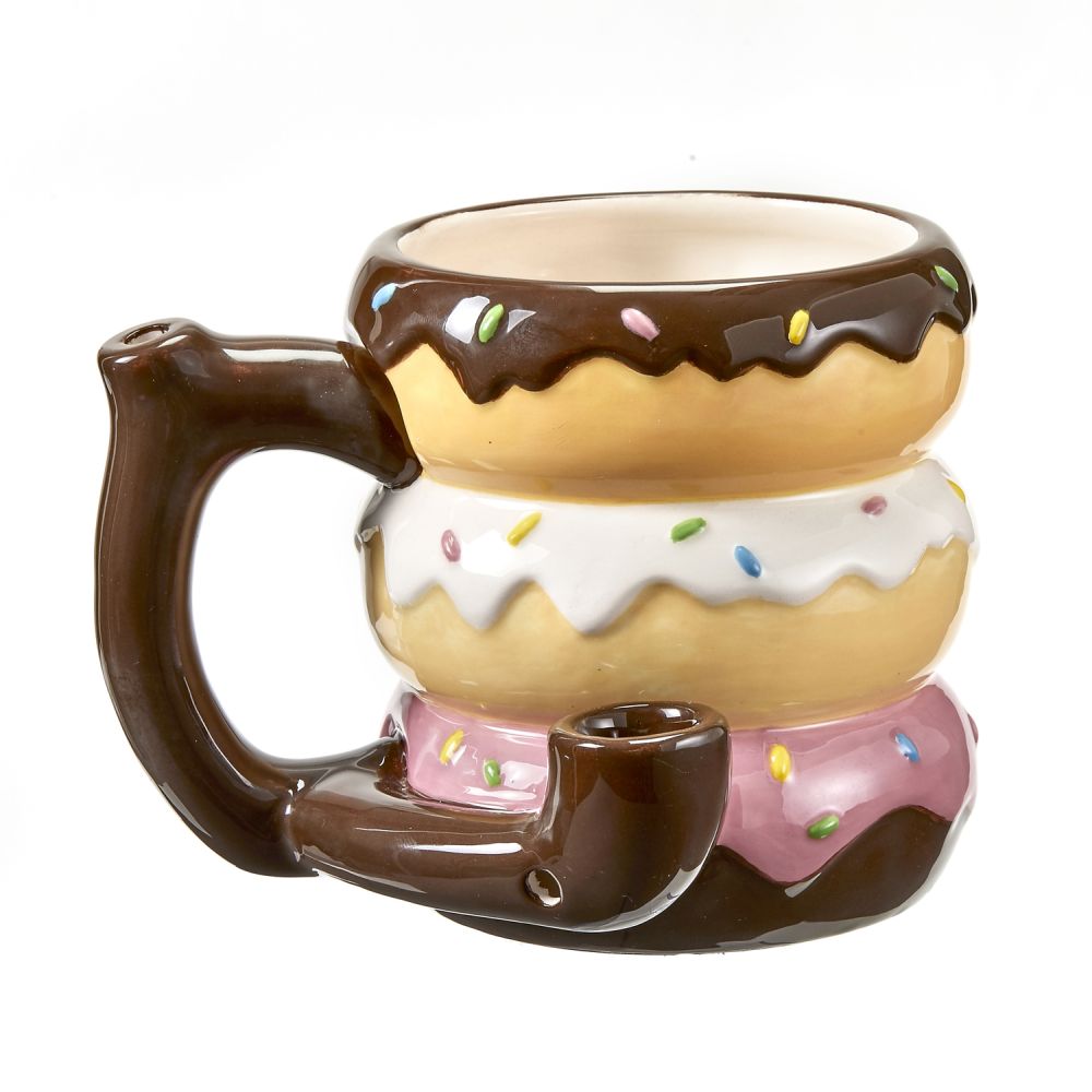 Mug- Ceramic Donut Pipe Mug #82432