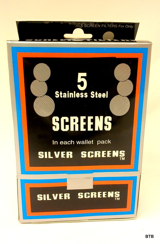 Pipe Screens Silver 500 pcs.  #SLVSCRN