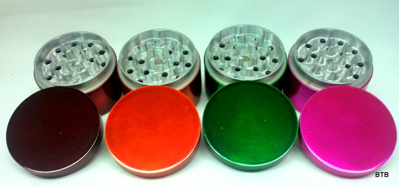4 Part-63mm  Multi-Color Aluminum Grinder 4AG7