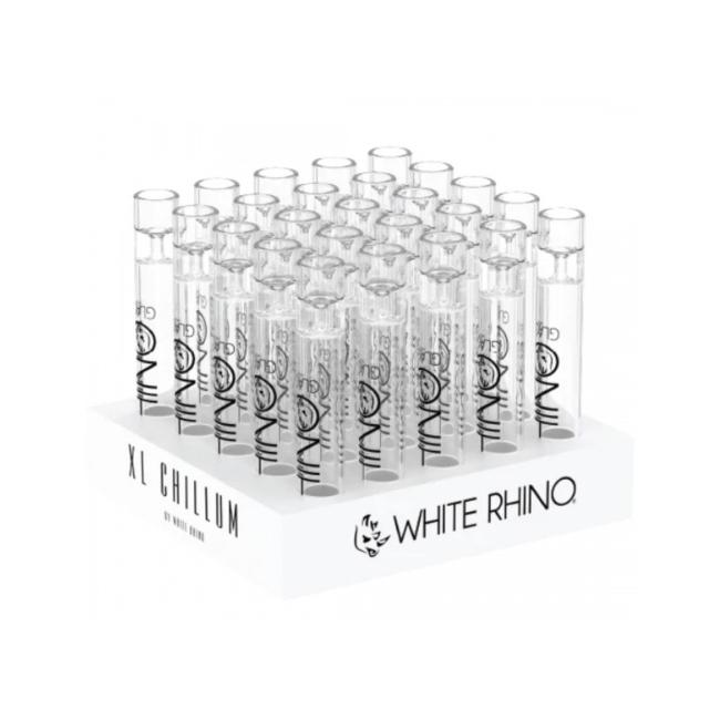 *WHITE RHINO XL CHILLUM 25CT/ BOX #WR25