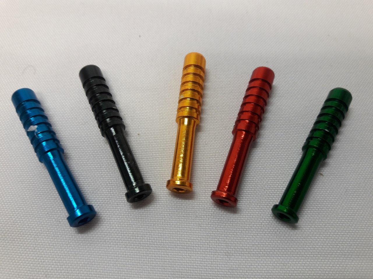 10 Pack-2\" Small colored Bolt Smoking straight Pipes 10CBS