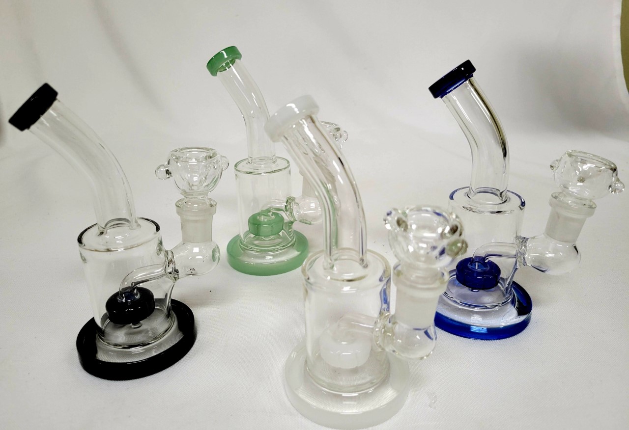 *6\'-7\" Assorted Shower Head Perc Water Pipes #WP61