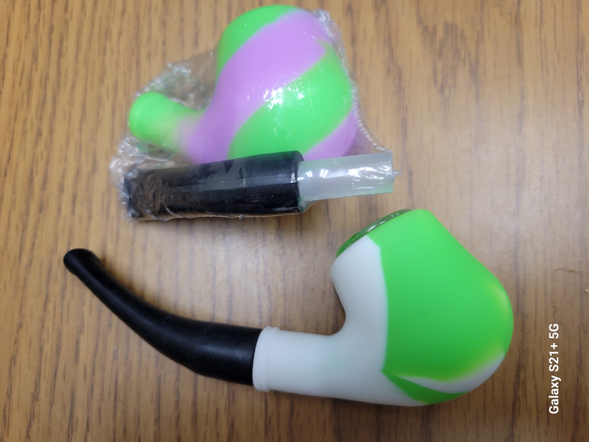 5" Silicone Sherlock Pipes Assorted Colors #5SSP