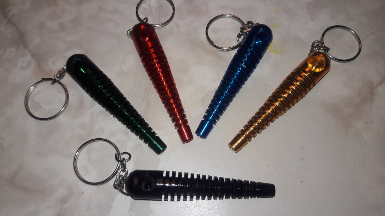 *4" Metal Pipe with key ring MP63