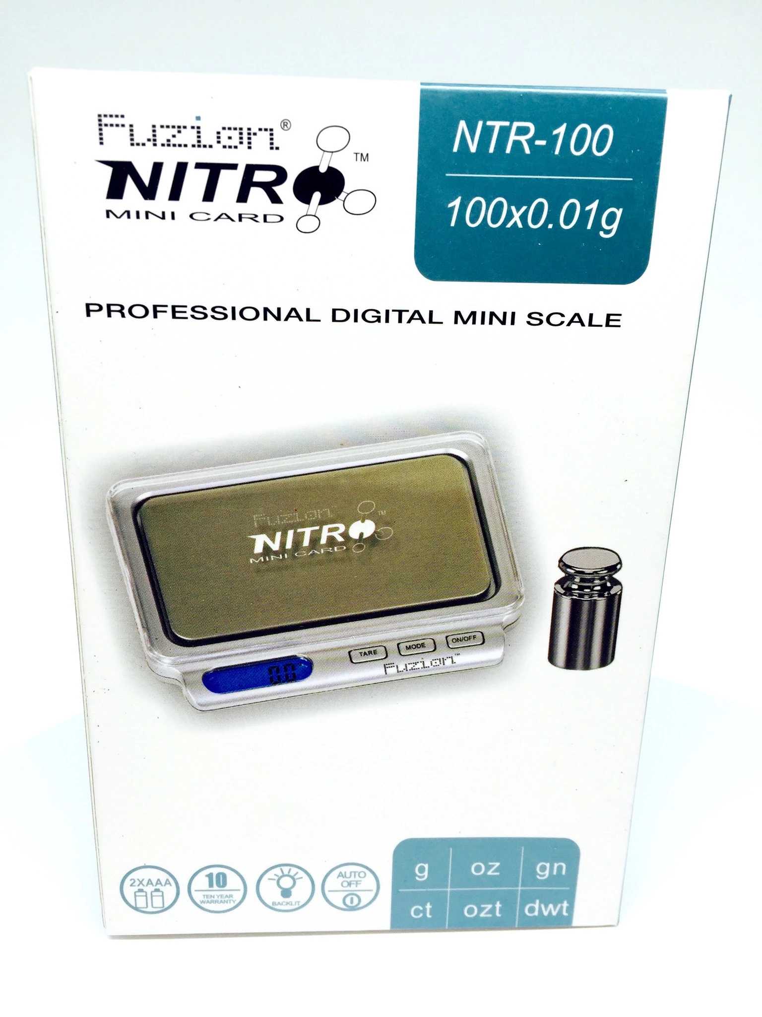 0.01g-100g Fuzion Digital Scales-NTR100