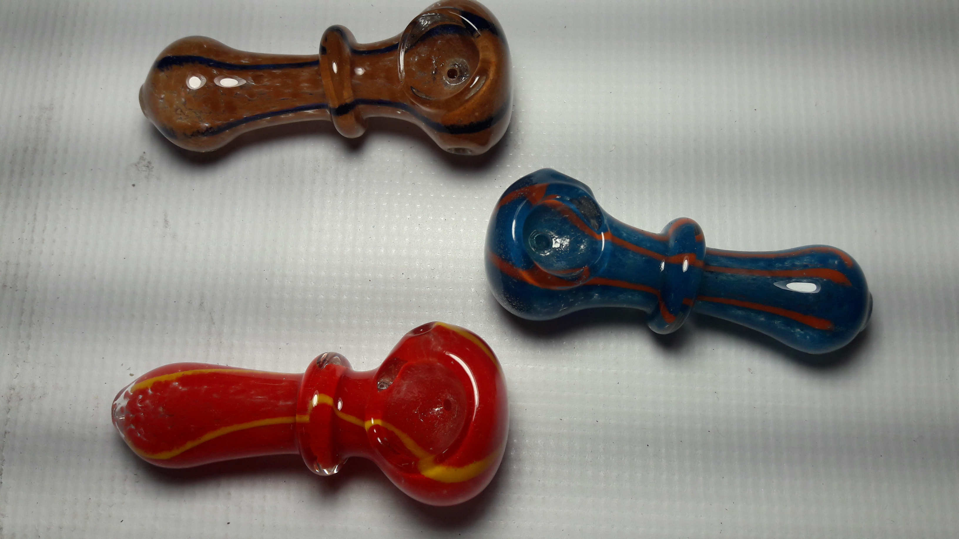 3.5" colorful single ring design pipes3P35
