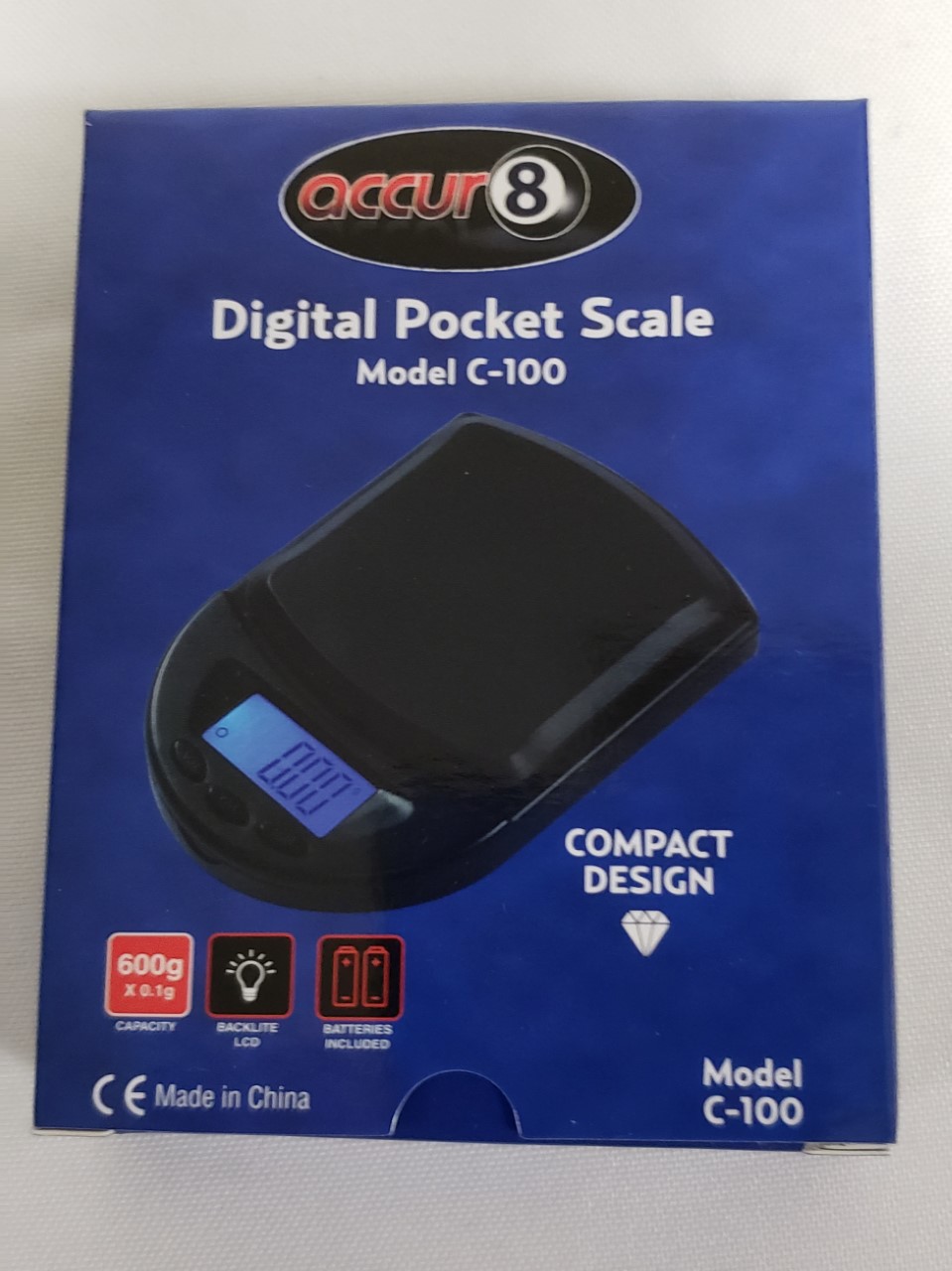 0.01g-100g Accur 8-Pocket Scale C-100