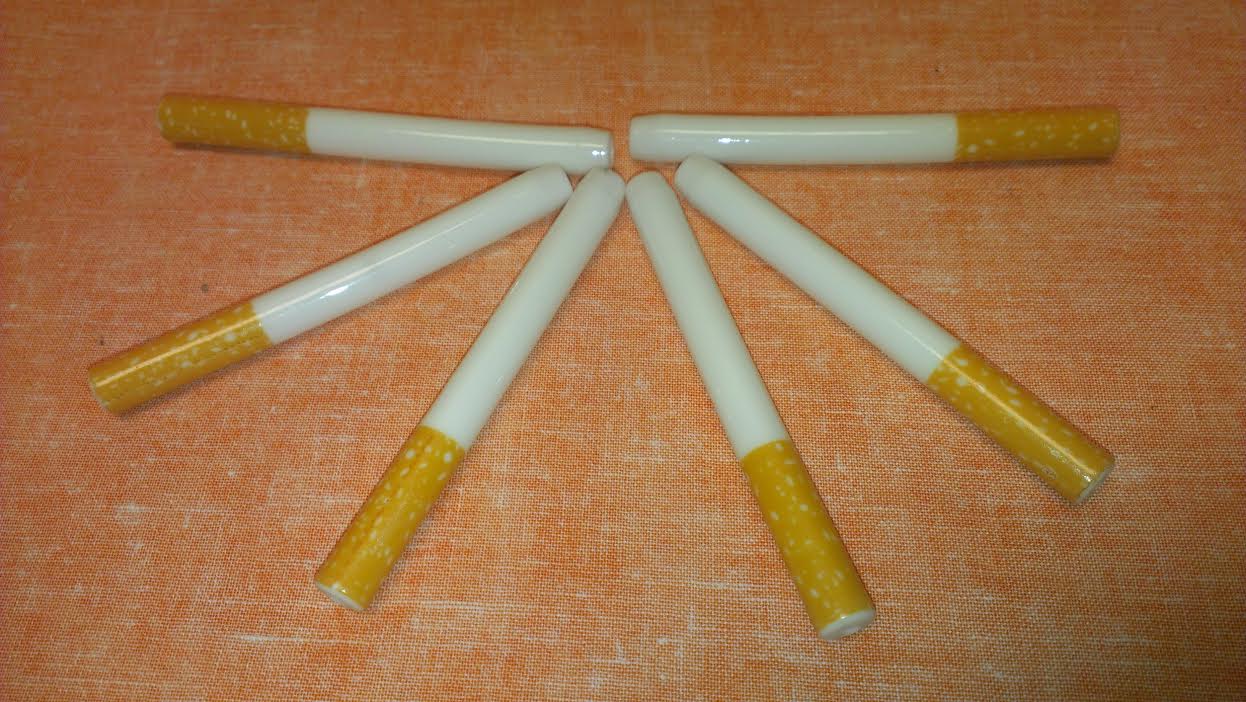 10 pack-Ceramic 3" big cigarettes CC10