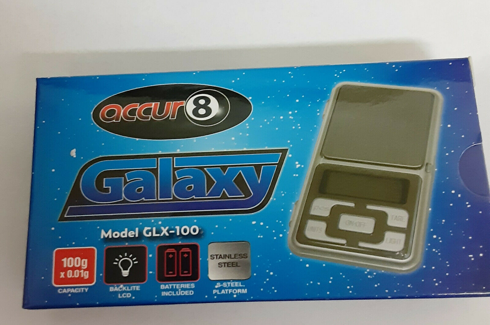 0.01g-100g- Accur8 Galaxy Scale #SAGLX1
