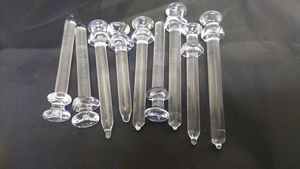 10 pk. Clear Glass nails GN