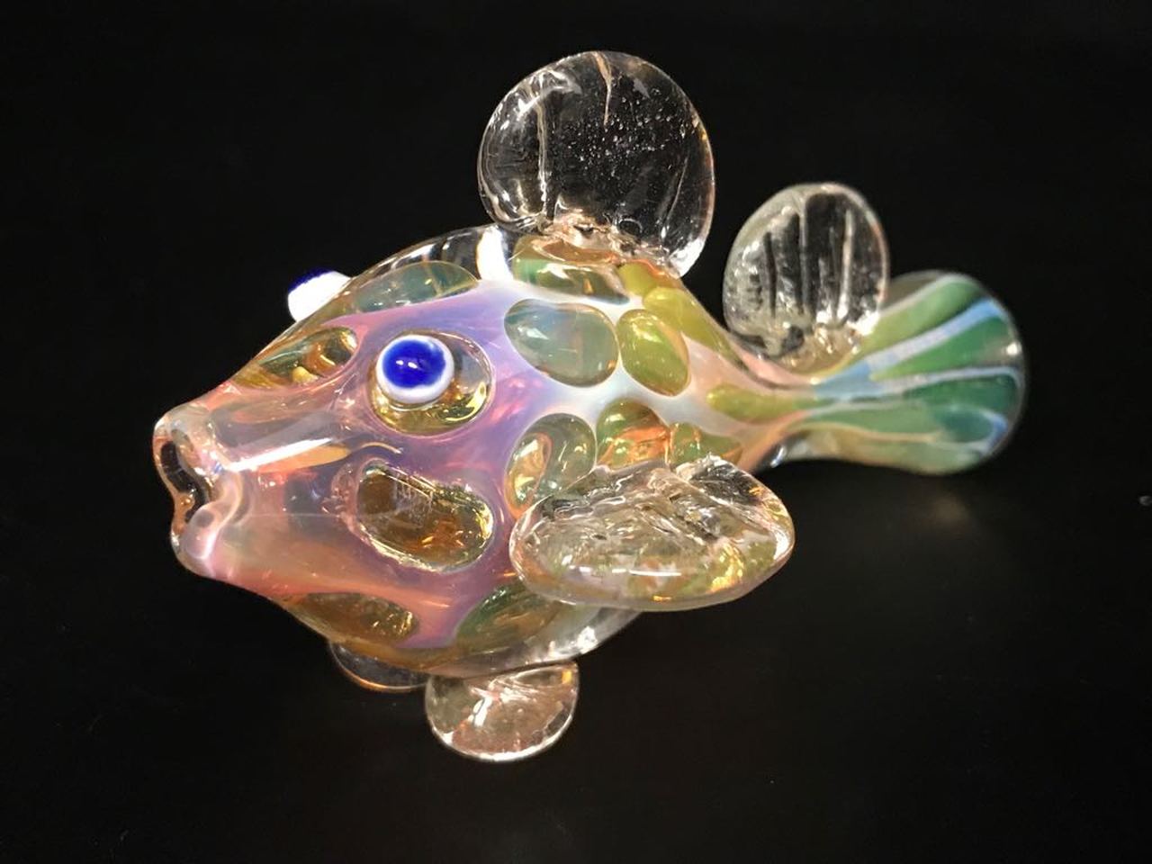 *3\"-COLOR CHANGING FISH CHILLUM  (CH313)