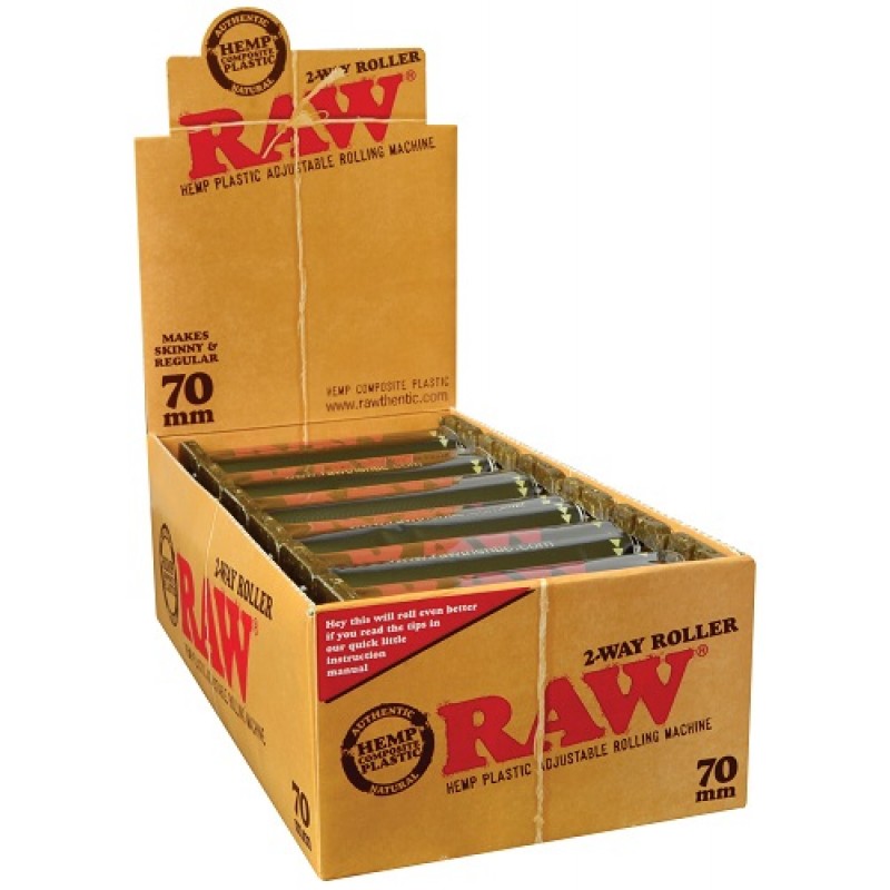 *RAW 70mm 2 way Rollers-12/Box #R70