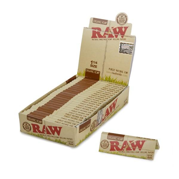 *Raw Organic Hemp Cigarette Papers 24ct.-50 leaves per pack #RW5