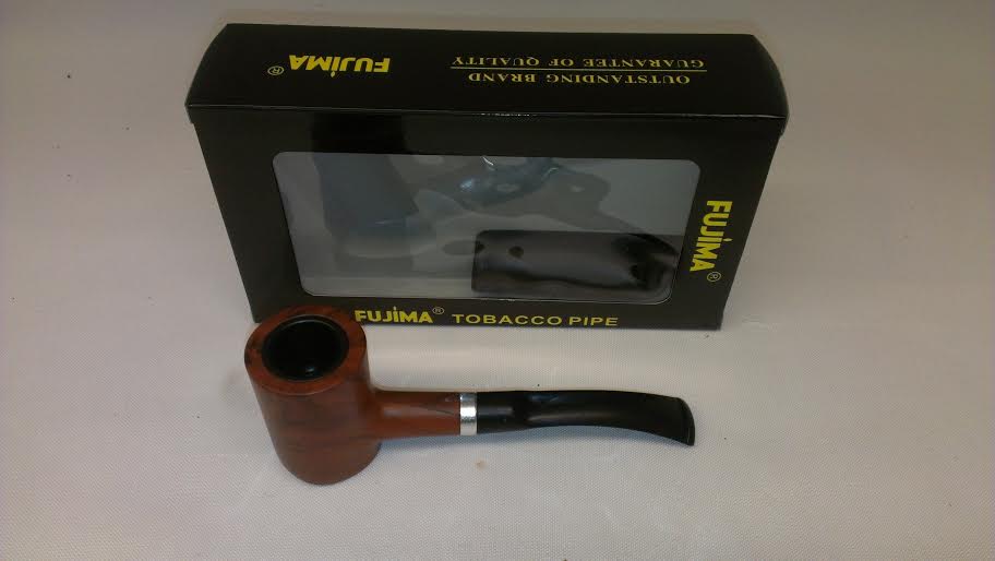 Wooden Pipe with pouch Fujima FP114