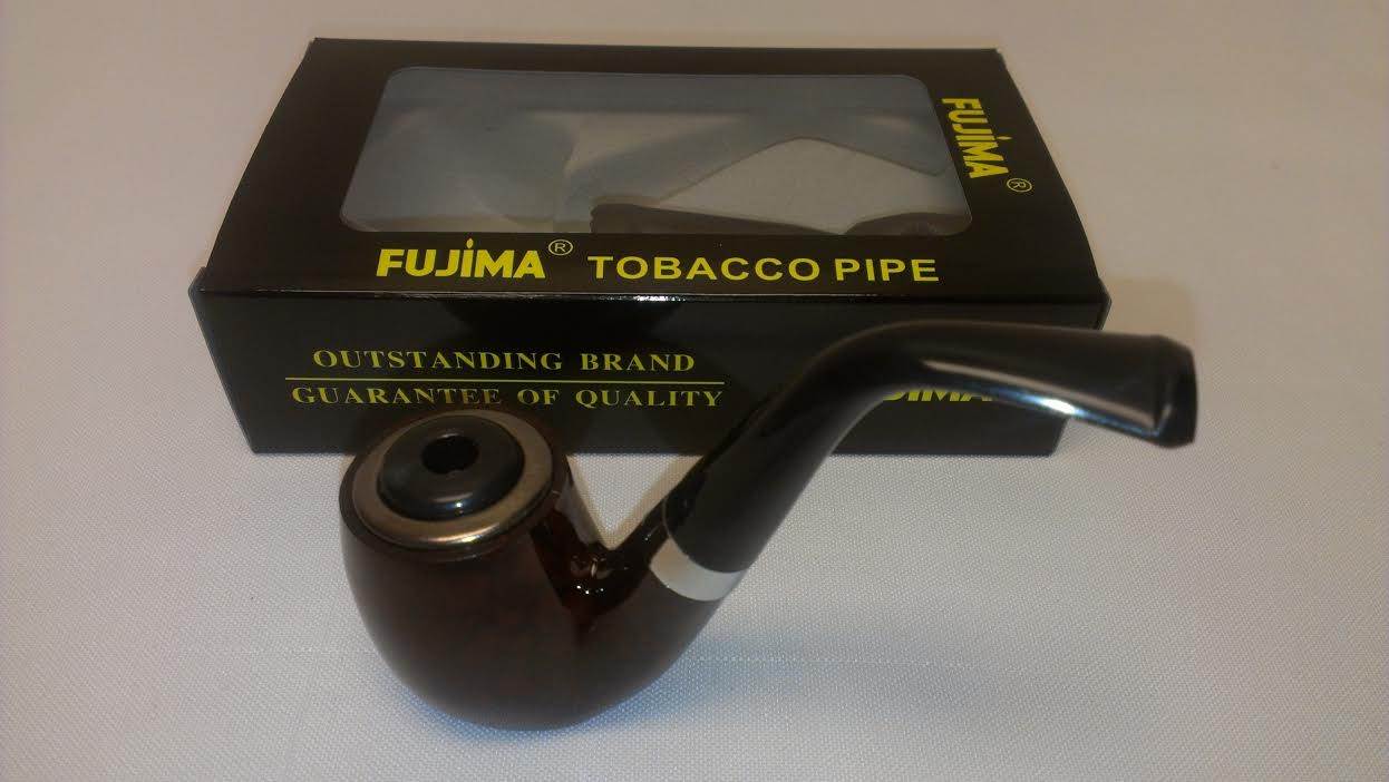 Wooden Pipe with pouch Fujima FP190