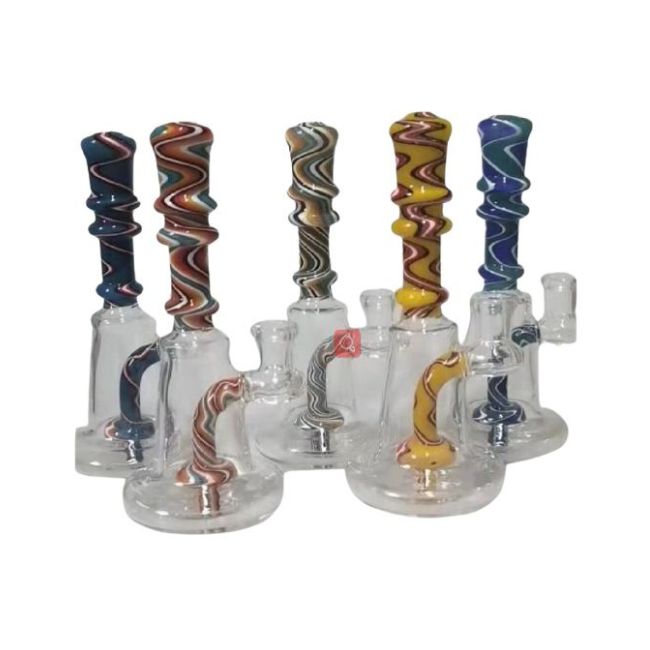 8″ FANCY COLOR PERC DESIGN WATER PIPE #WP038