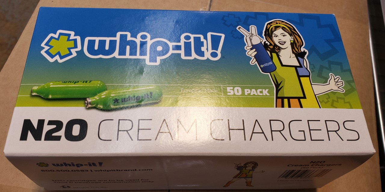 WHIP CREAM CHARGER WHIP-IT 50CT BOX (Food purpose only) #WCRM