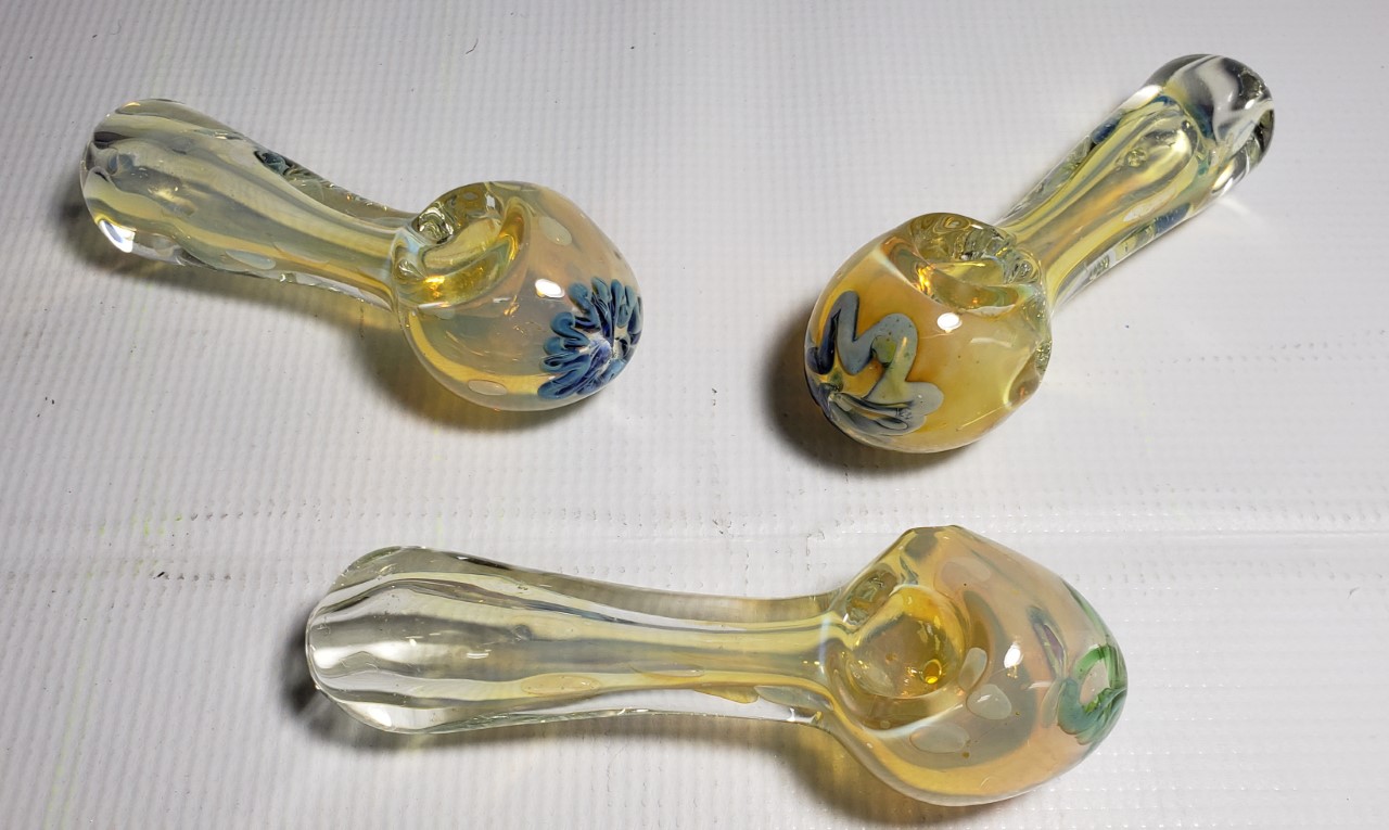 4"-4.5" Fumed Glass pipes-Heavy P65