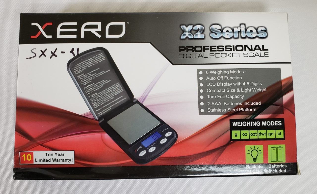 0.01g x 650g XERO X2 series Professional pocket Scale #Xero