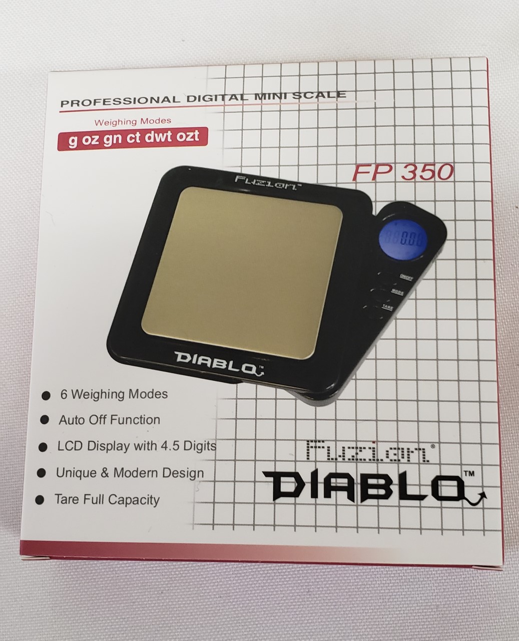0.1g-350g Fusion Diablo Digital Scales FP350