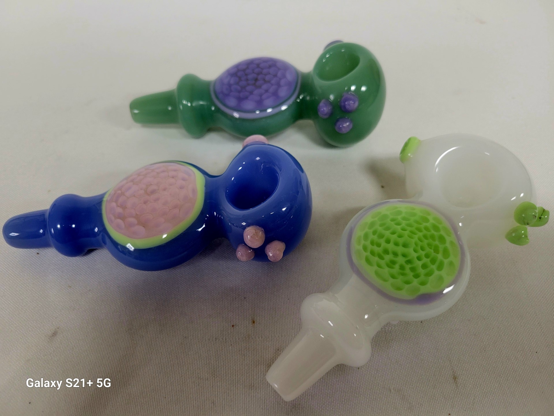 **5″ SLIME HEAVY DUTY DOTTED DESIGN HAND PIPE HPZ100